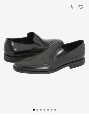 Bruno Magli Leather Slip On Loafers
